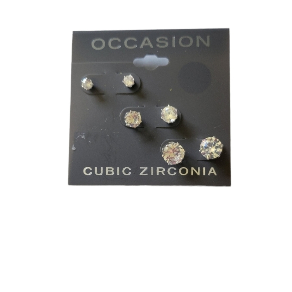 OCCASION Trio Cubic Zirconia Set